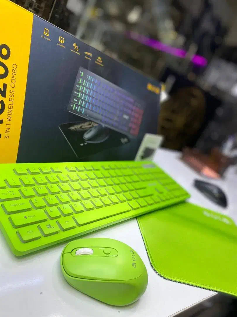 کیبورد و ماوس بیسیم آئولا مدل AC208 به همراه ماوس|قطعات و لوازم جانبی رایانه|اهواز, گلستان|دیوار