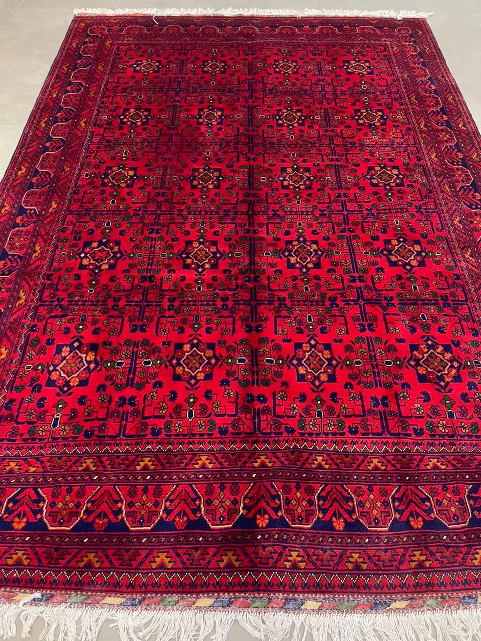 فرش دستباف (بساک) جفت ۶ متری نفیس لاکی|فرش|مشکیندشت, |دیوار