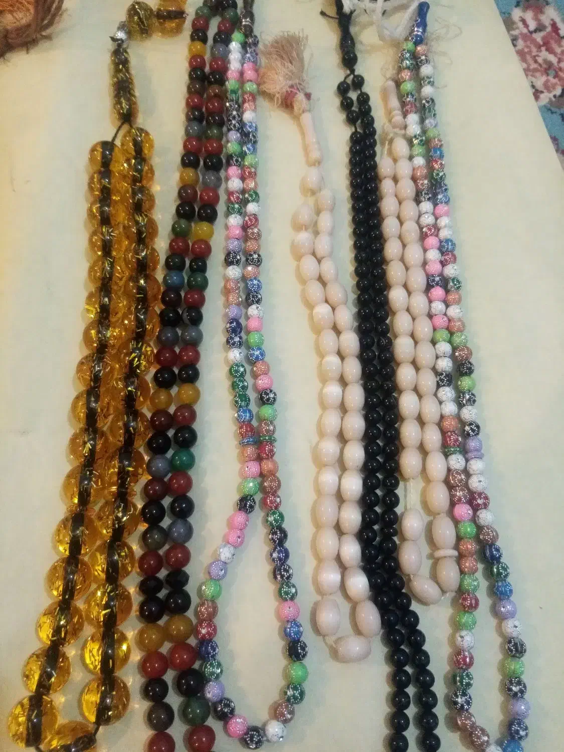 چند عدد تسبیح عقیق سنگی وتسبیح زینتی|کلکسیون و سرگرمی|محمدشهر, شهرک چمران|دیوار