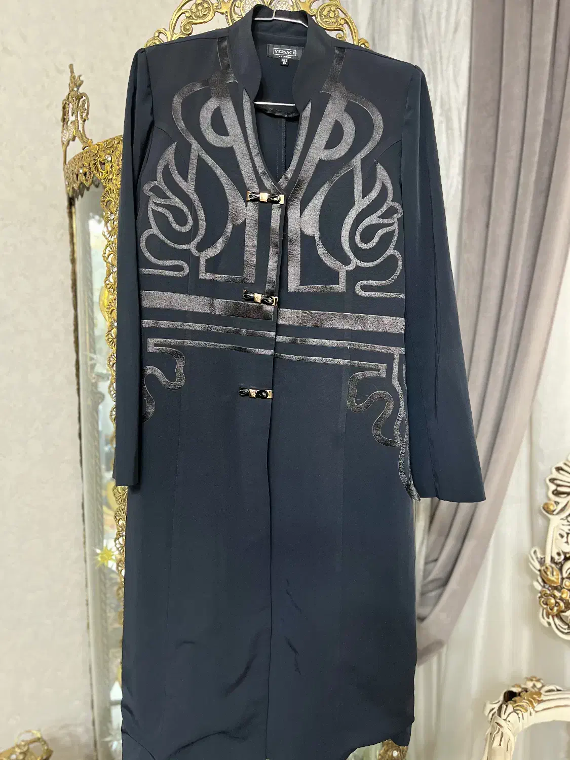 مانتو مجلسی نگین و گلدوزی شده|لباس|نسیم‌شهر, |دیوار