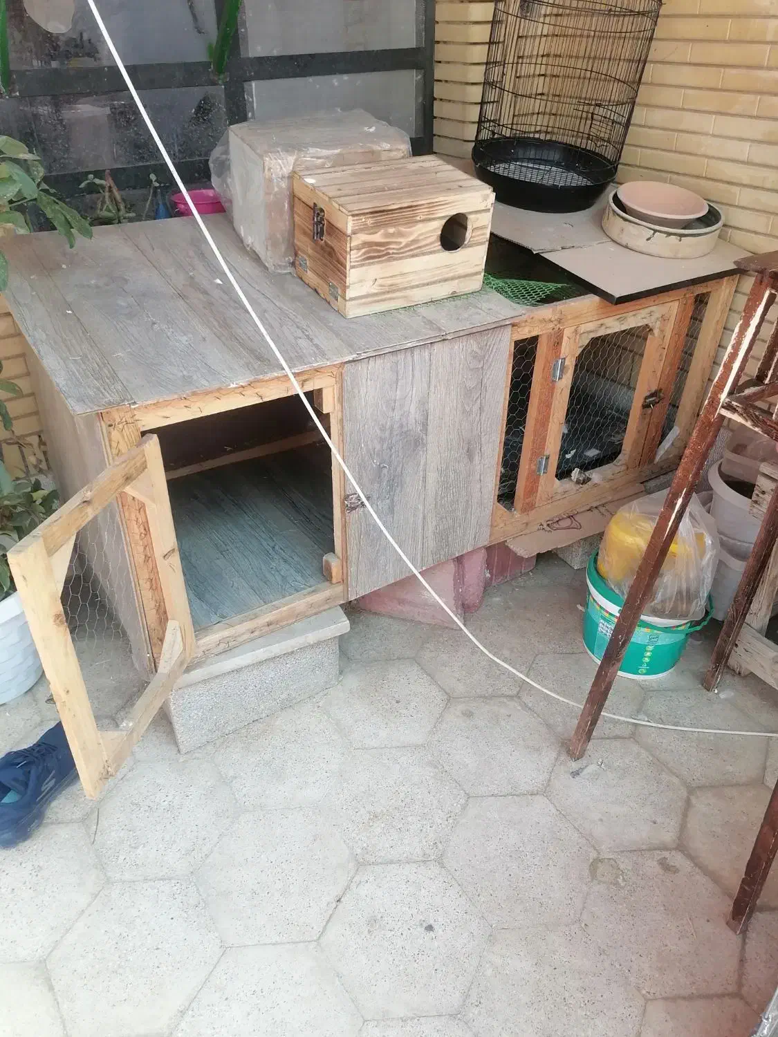 ۲ تا قفس بزرگ سالم|لوازم جانبی حیوانات|شیراز, طلاب|دیوار