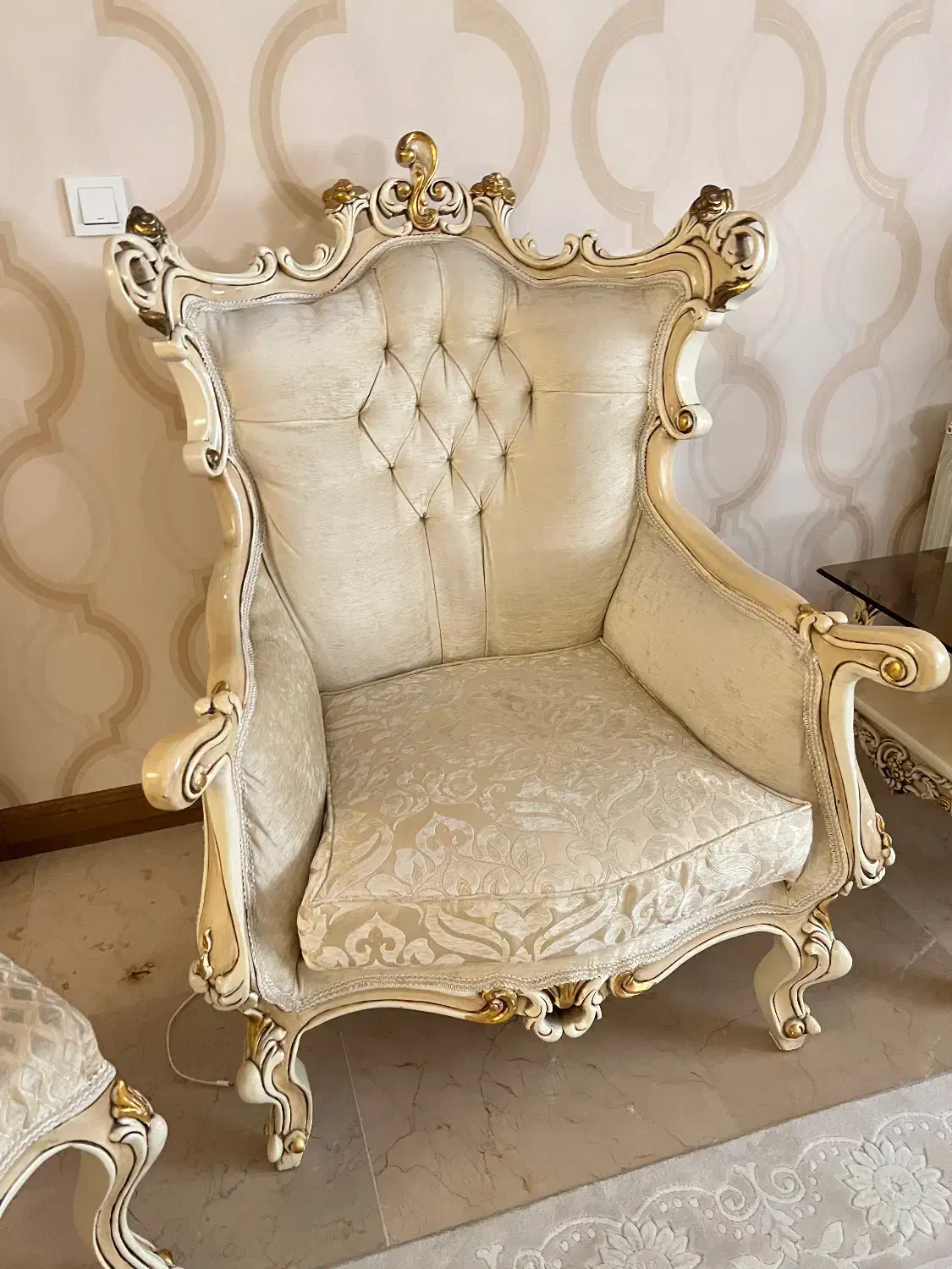 مبل استیل ۹ نفره سالم و زیبا و قوی|مبلمان خانگی و میز عسلی|تهران, سازمان برنامه شمالی|دیوار