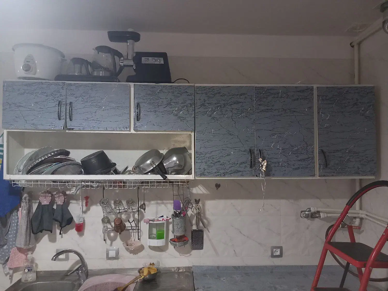 کابینت ابچکن|آب‌چکان و نظم‌دهنده ظروف|نهاوند, |دیوار