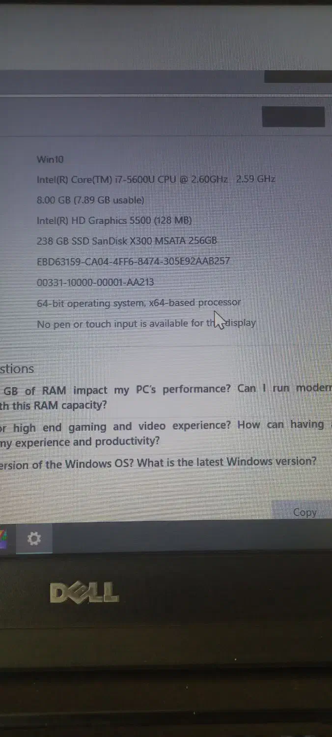 لپتاپ دل Dell|رایانه همراه|کرج, بنیاد|دیوار