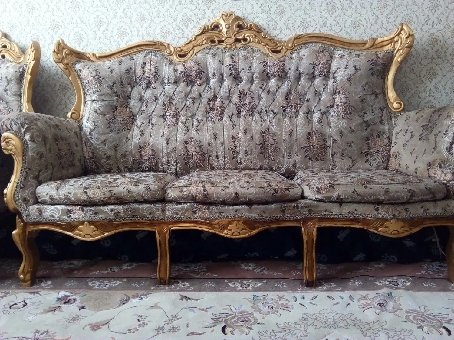 مبل شش نفره|مبلمان خانگی و میز عسلی|فیروزکوه, |دیوار