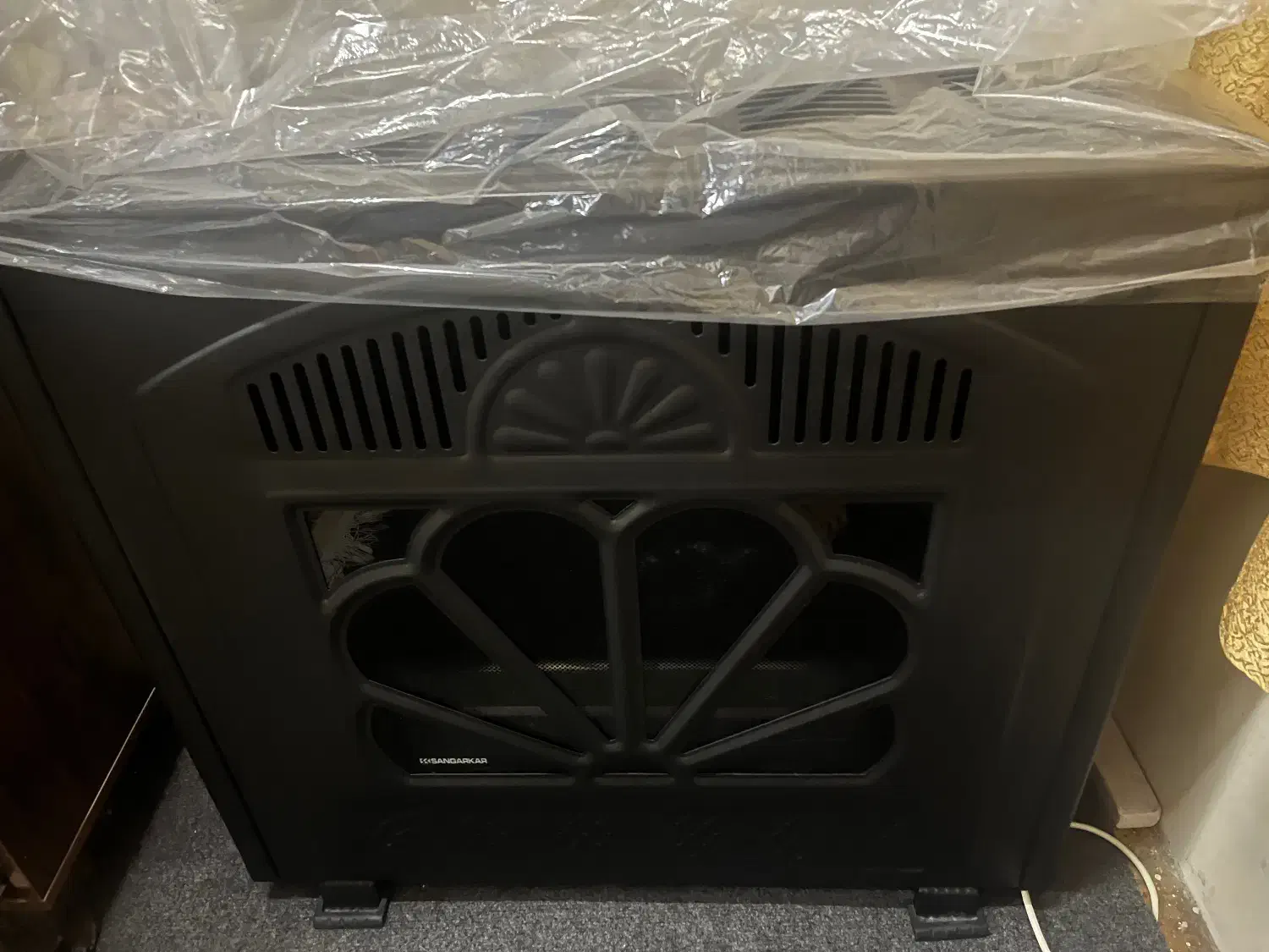 بخاری طرح دکوراتیو|بخاری، هیتر، شومینه|بندر انزلی, آذربایجان|دیوار