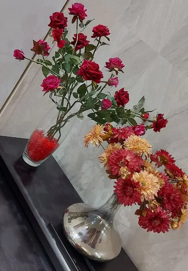 گل مصنوعی ، گلدان و شمعدان چوبی|گل مصنوعی|شیراز, زرگری|دیوار