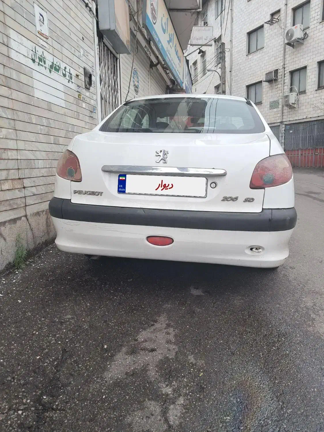 پژو 206 SD V8، مدل ۱۳۹۱|خودرو سواری و وانت|رشت, فلسطین|دیوار