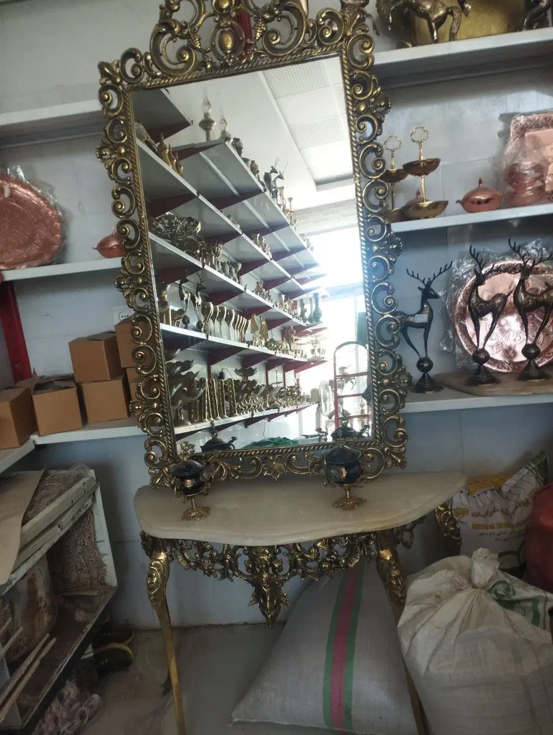 اینه شمعدان|آینه|بیرجند, |دیوار