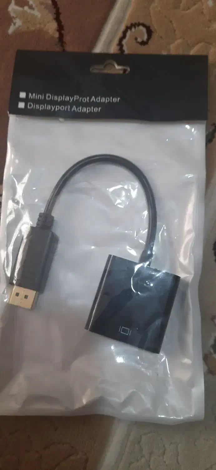 کابل تبدیل display به vga|قطعات و لوازم جانبی رایانه|مشکیندشت, |دیوار