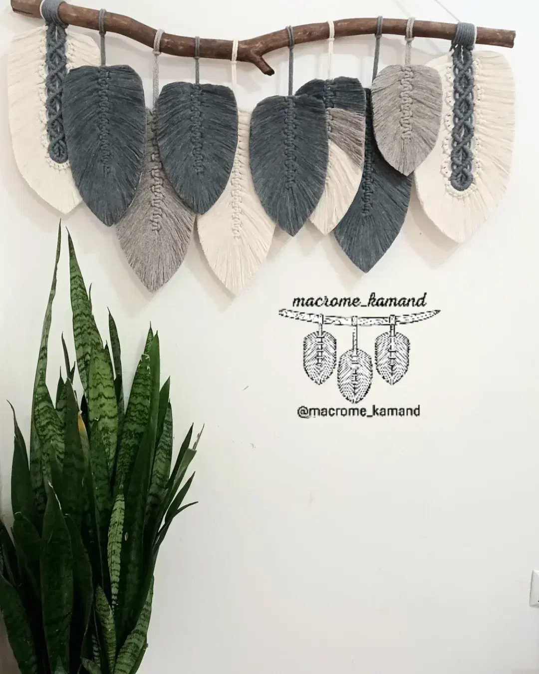 دیوار کوب مکرومه|صنایع دستی و سایر لوازم تزئینی|صومعهسرا, |دیوار