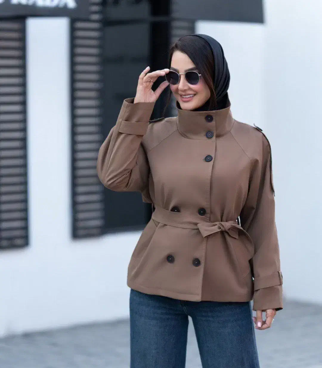 ترنج کت یقه ایستاده با آستر کشی و پارچه ضدآب|لباس|سمنان, |دیوار