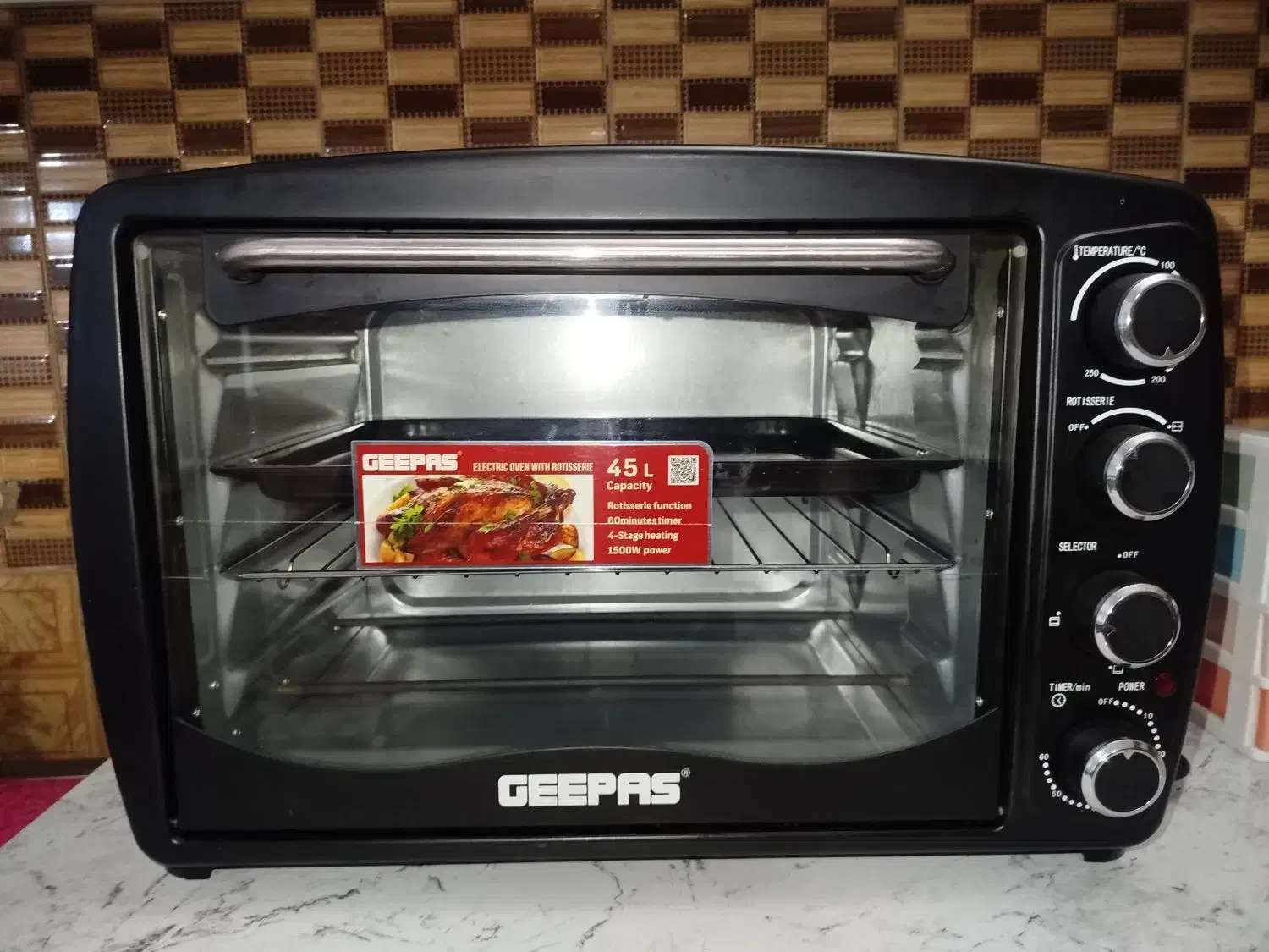 مایکروفر ..آون توستر جیپاس ۴۵لیتری|اجاق گاز و لوازم برقی پختوپز|شیراز, کوشک میدان|دیوار