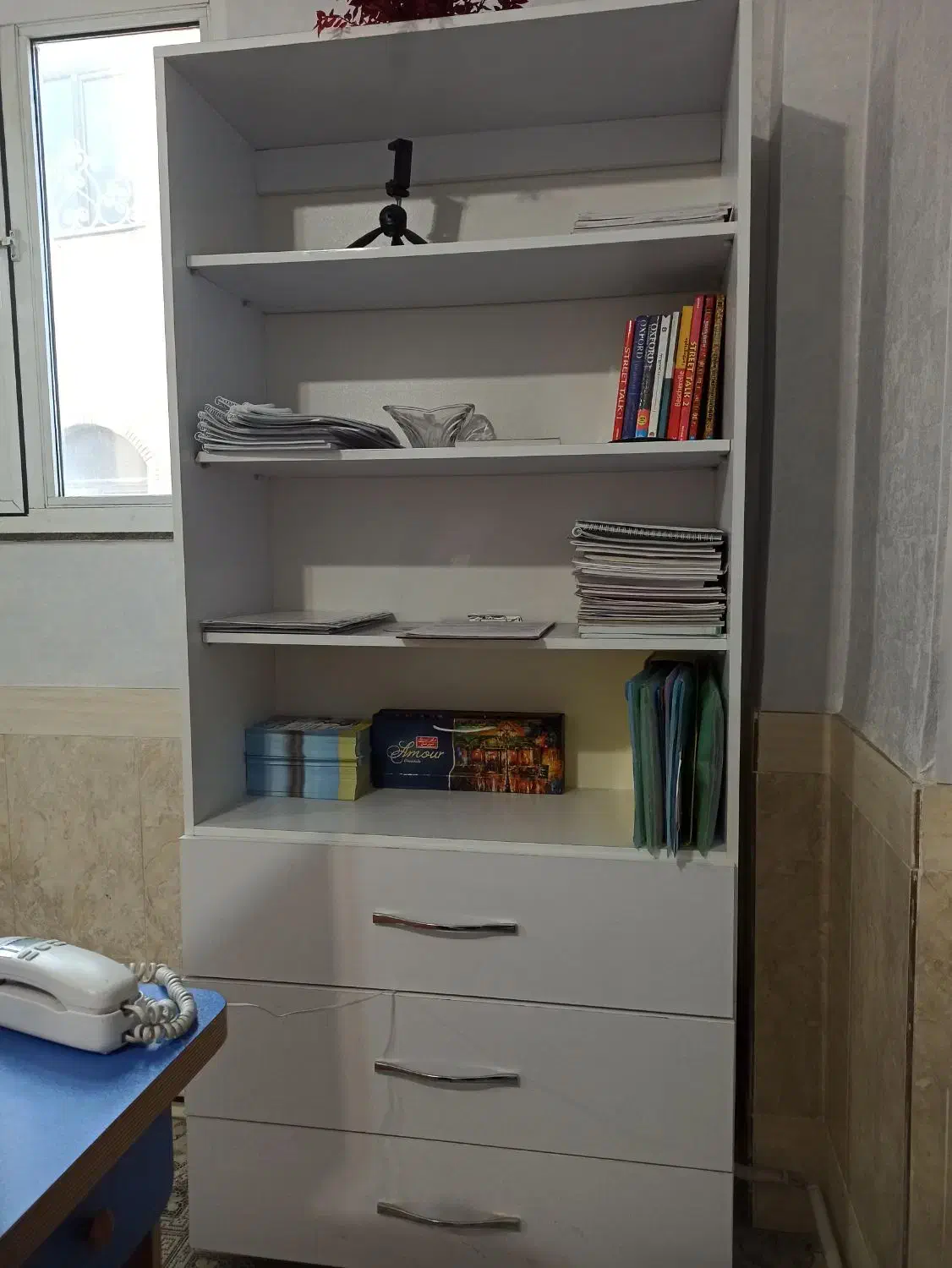 کتابخانه و کمد کاملا نو|کتابخانه، شلف، قفسه‌های دیواری|سهند, |دیوار