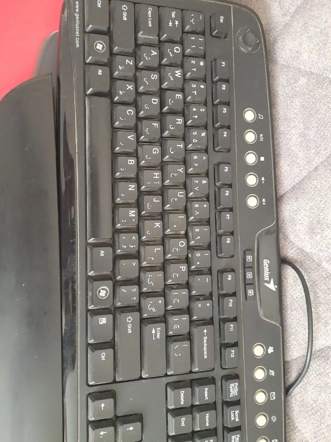 کیبورد کامپیوتر|قطعات و لوازم جانبی رایانه|نی‌ریز, |دیوار