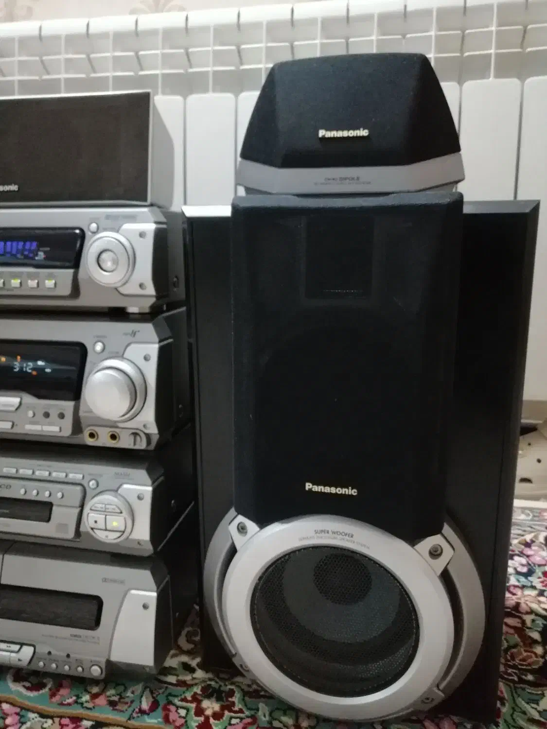 سیستم رادیو ضبط طبقاتی پاناسونیک. سالم|سیستم صوتی خانگی|کرمان, |دیوار