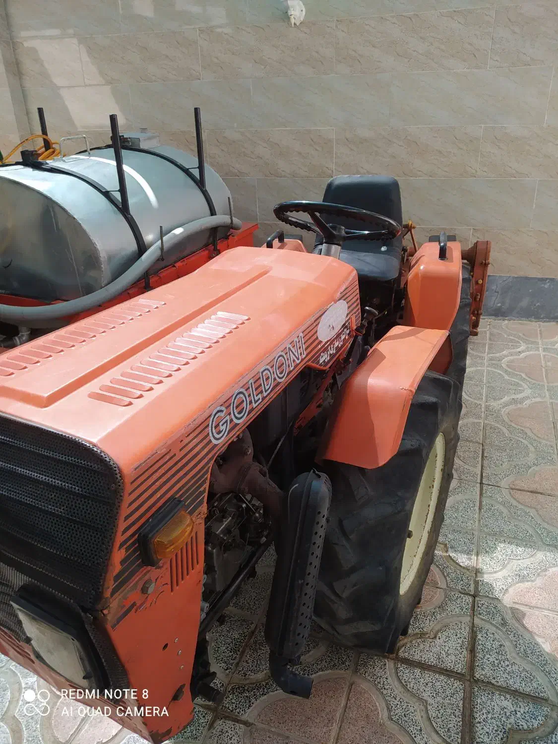 تراکتور باغی کمرشکن گلدونی با ادوات|خودرو سنگین|سمیرم, |دیوار
