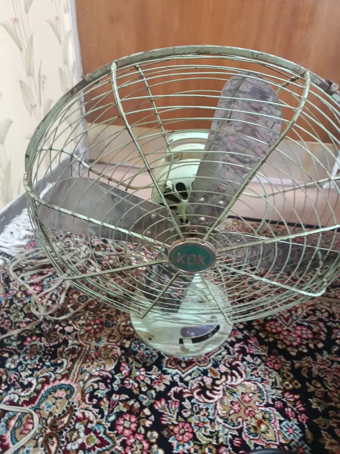 پنکه قدیمی امریکایی و ژاپونی سالم|پنکه و تصفیه‌کنندهٔ هوا|کرمان, |دیوار