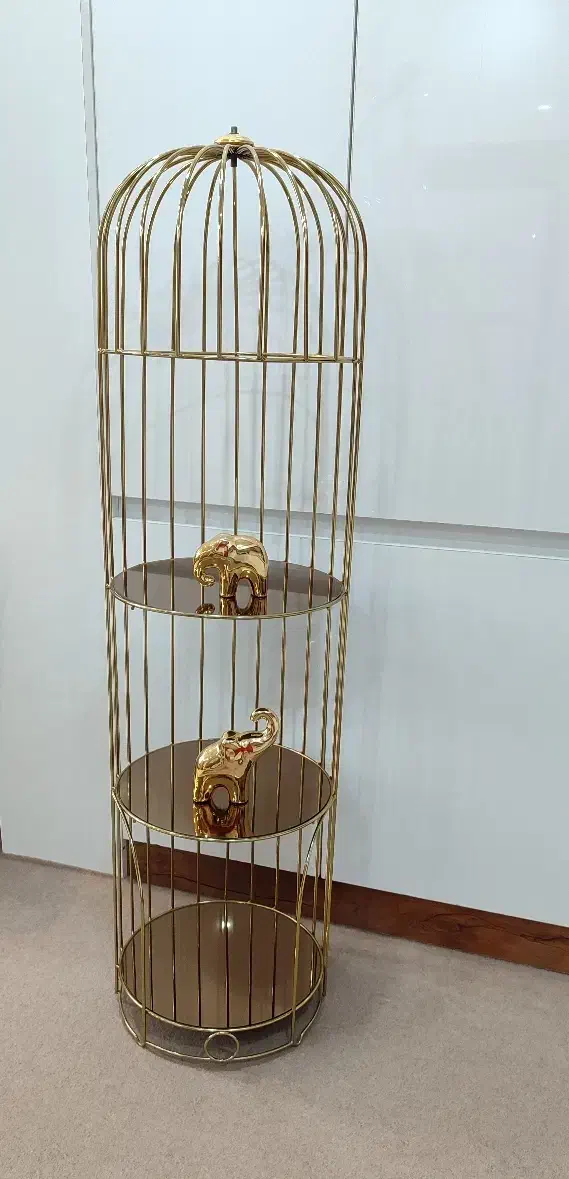 استند قفس طلایی (دکوری )|صنایع دستی و سایر لوازم تزئینی|کازرون, |دیوار