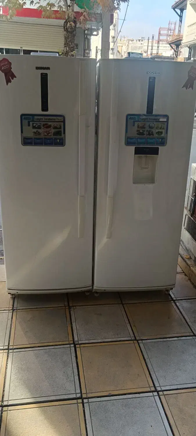 یخچال و فریزر دوقلو دونار خزر|یخچال و فریزر|جوانرود, |دیوار