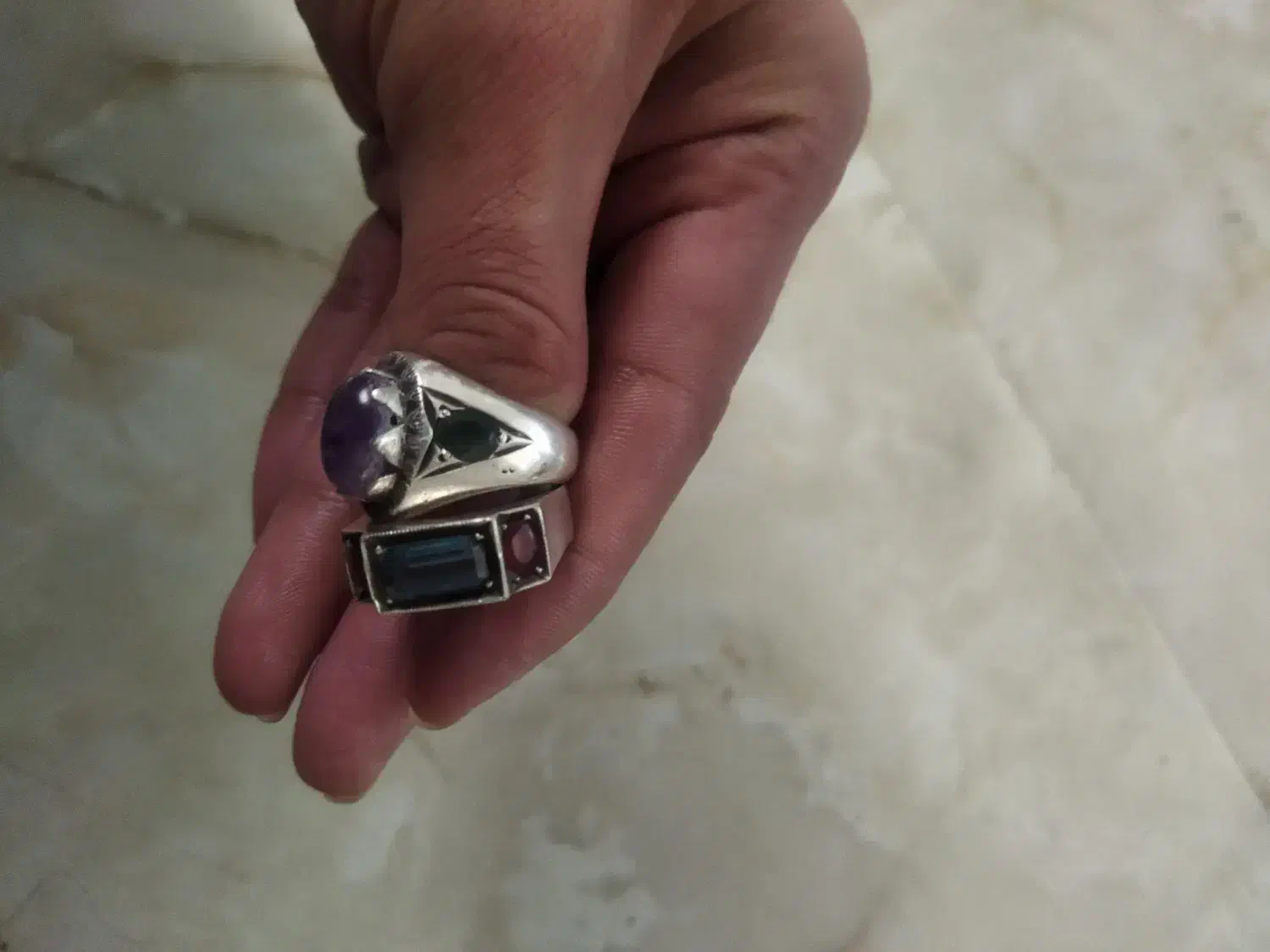 رکاب قدیم ۹۲۵ سنگ معدنی به شرط کارشناس شما|جواهرات|ورامین, ورامین|دیوار