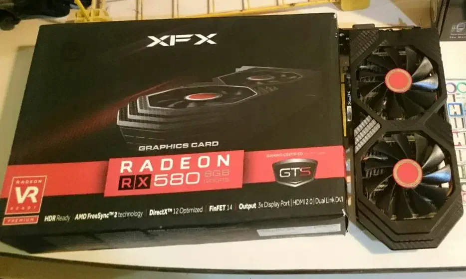 گرافیک هشت گیگ RX 580 برند XFX|قطعات و لوازم جانبی رایانه|بندرعباس, |دیوار