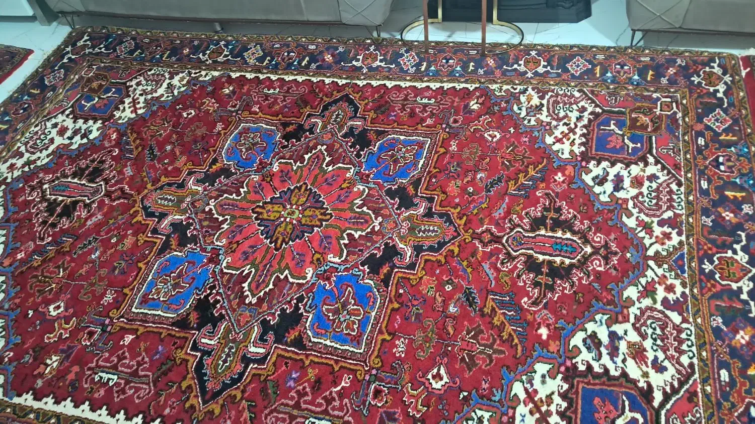 فرش مهربان ۹متری بارماخ توخوش|فرش|تبریز, |دیوار