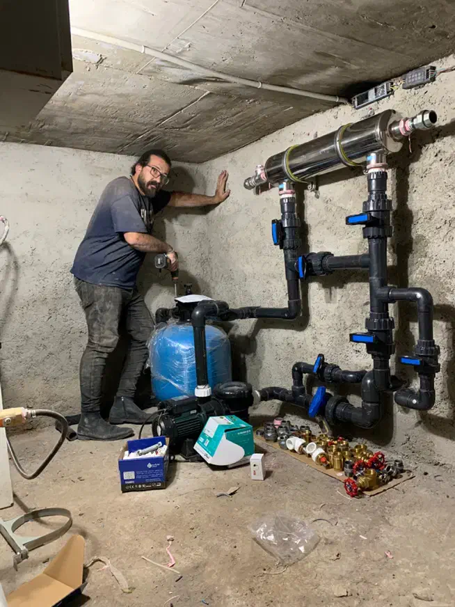 اجرای تاسیسات استخر جکوزی موتورخانه تضمینی|خدمات پیشه و مهارت|تبریز, |دیوار