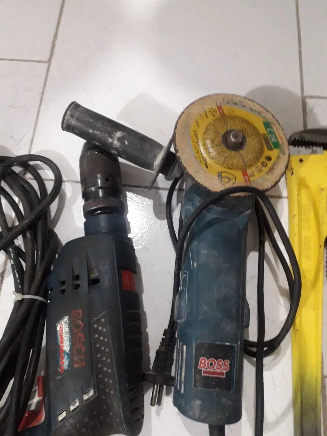 یک عدد سنگ فرز  مینی و یک عدد  دریل بوش|ابزارآلات|کرج, کرج نو|دیوار