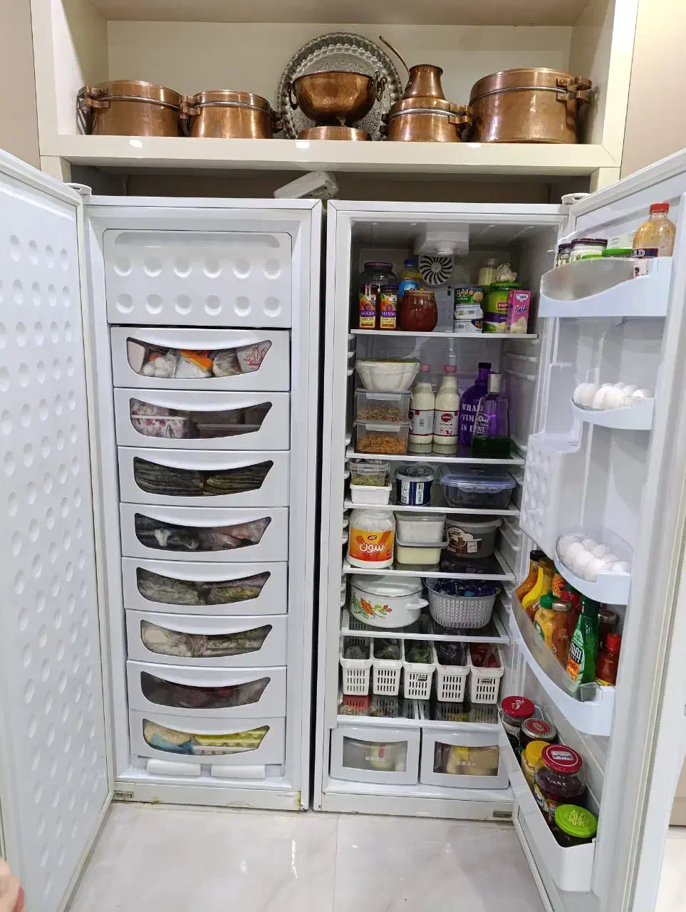 یخچال و فریزر دوقلو الکترواستیل|یخچال و فریزر|ایذه, |دیوار