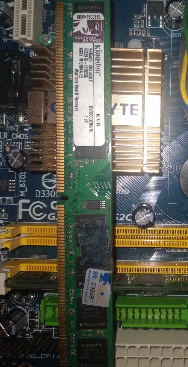 مادربرد ddr2 مدل گیگابایت|قطعات و لوازم جانبی رایانه|خرمآباد, |دیوار
