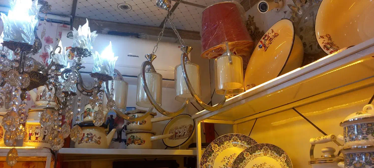 لوستر|لوستر و چراغ آویز|ملایر, |دیوار