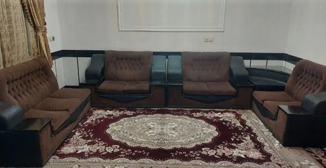 مبل 9نفره با دوتا کمد دو در|مبلمان خانگی و میز عسلی|گنبد کاووس, |دیوار