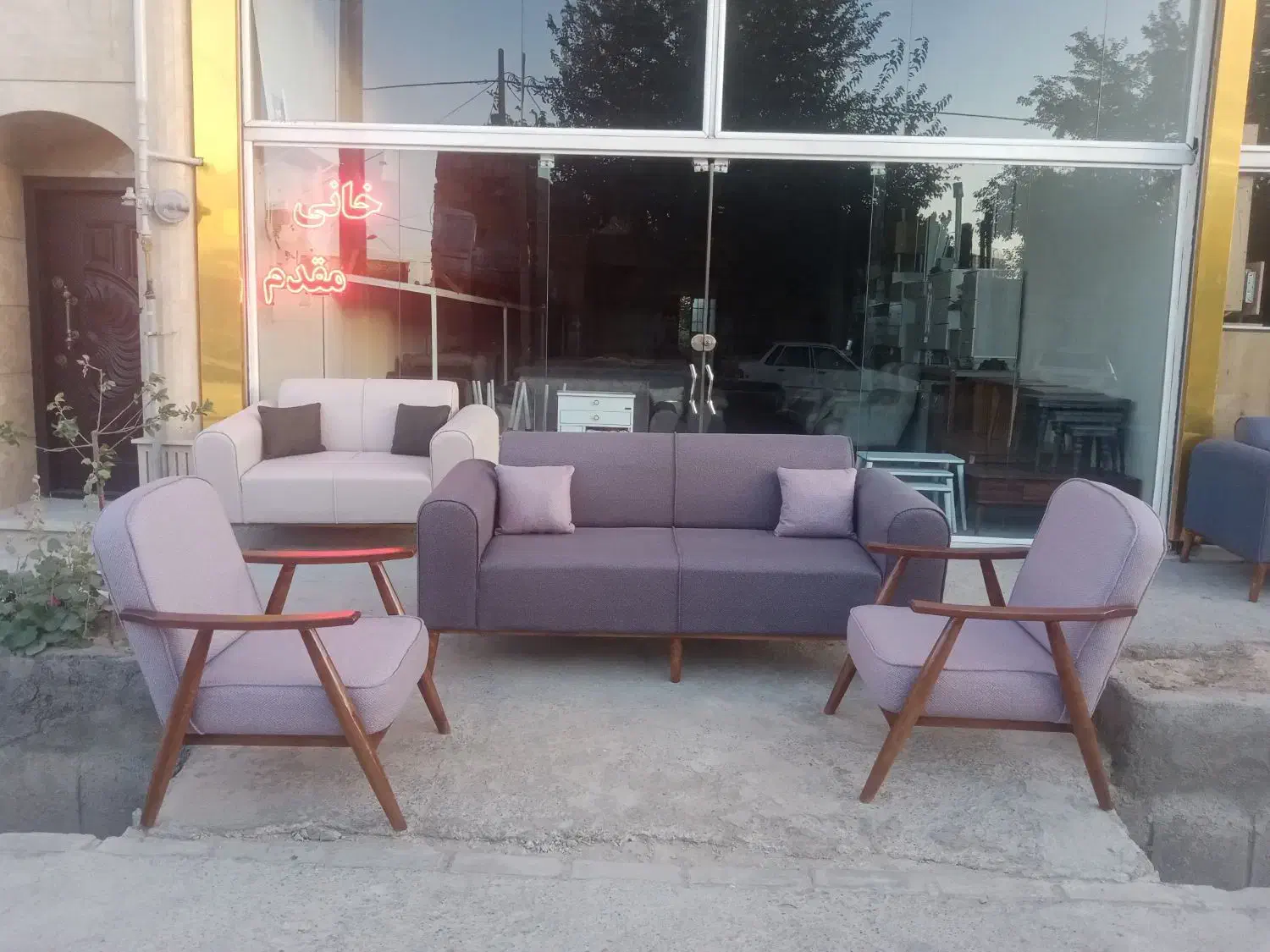 مبل 8نفره مینیمال (تولیدی مبلمان خانی مقدم)|مبلمان خانگی و میز عسلی|قوچان, |دیوار