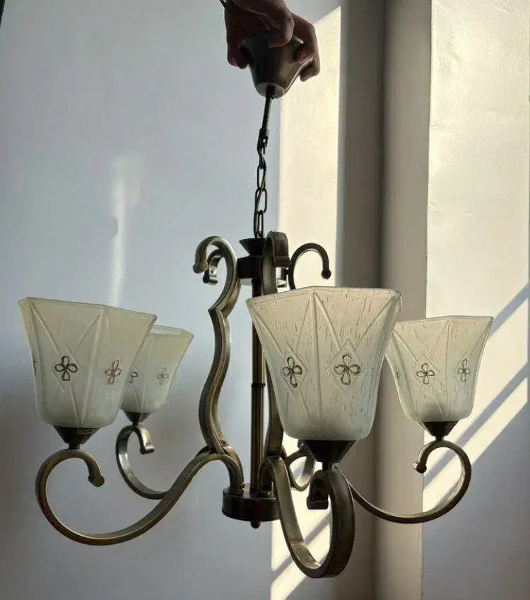 لوستر5شاخه|لوستر و چراغ آویز|چهاردانگه (تهران), |دیوار