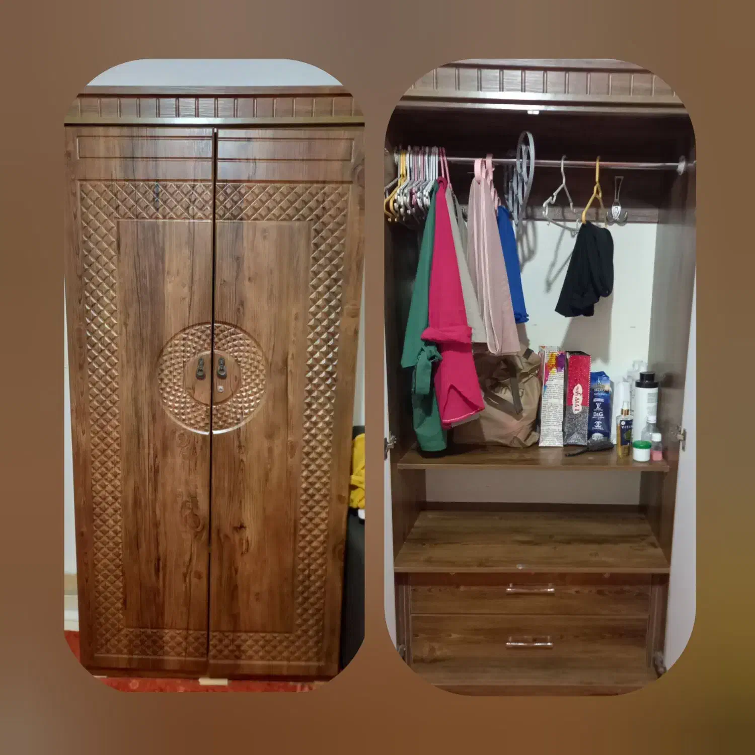 کمد mdf|جاکفشی، کمد، دراور|بندر کنگان, |دیوار