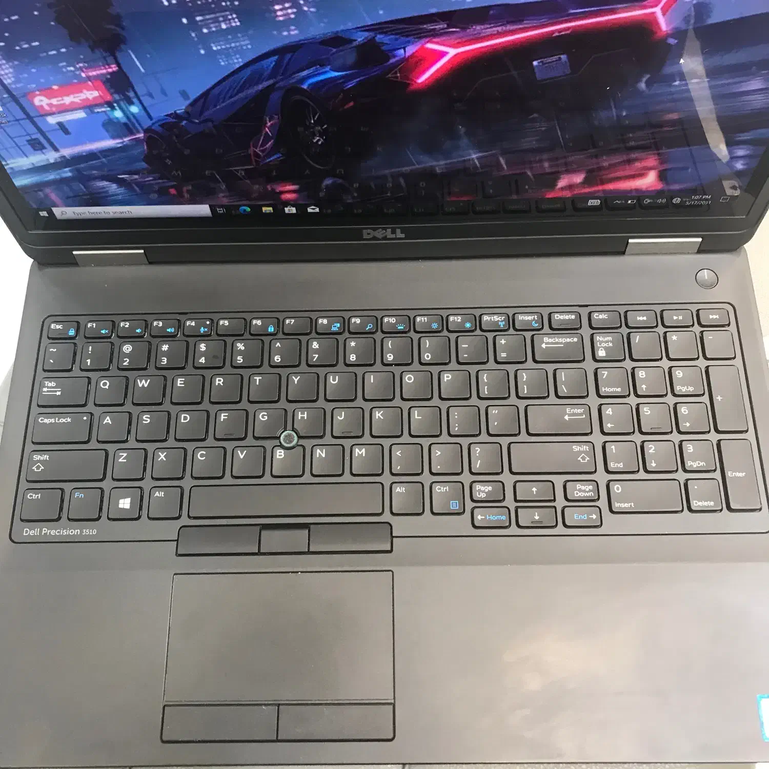 لپتاپ DELL 3510 گرافیک مجزا کورای ۷ صحفه تاچ|رایانه همراه|شیراز, عفیف‌آباد|دیوار