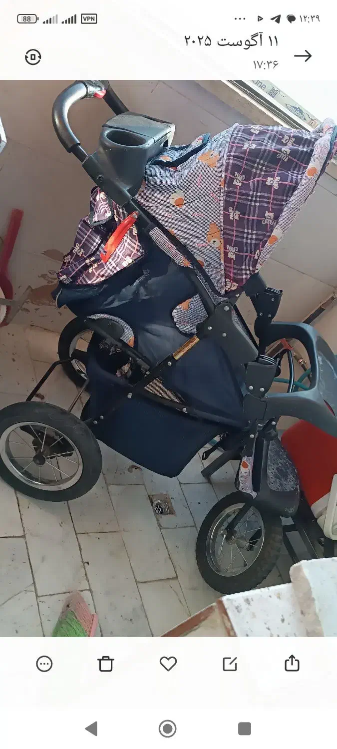 کالسکه بچه|کالسکه و لوازم جانبی|میانه, |دیوار