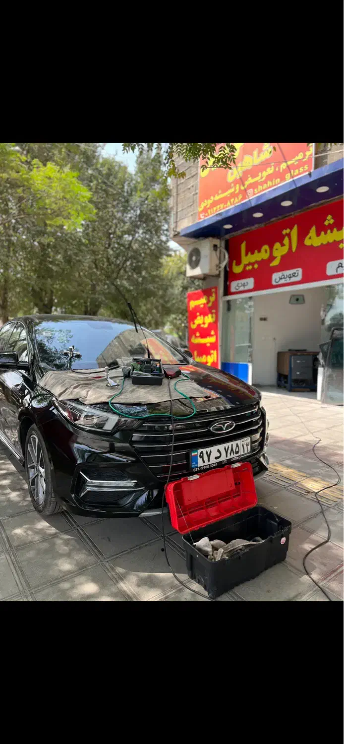 شیشه اتومبیل حسنپور دودی نانوسرامیک ترمیم شیشه|خدمات موتور و ماشین|اصفهان, شفق|دیوار