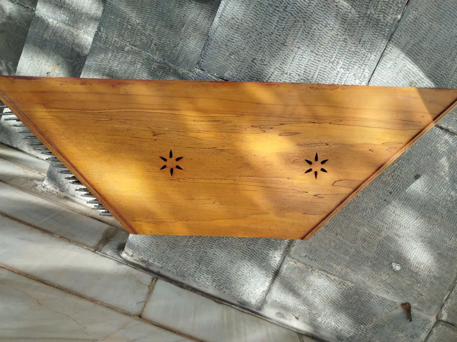 سنتور خام قدیمی بدون سیم|سازهای سنتی|اردبیل, |دیوار