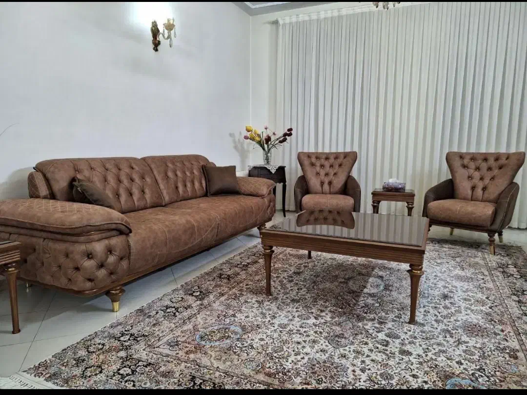 مبل راحتی ۸ نفره با ناهارخوری|مبلمان خانگی و میز عسلی|دوگنبدان, |دیوار