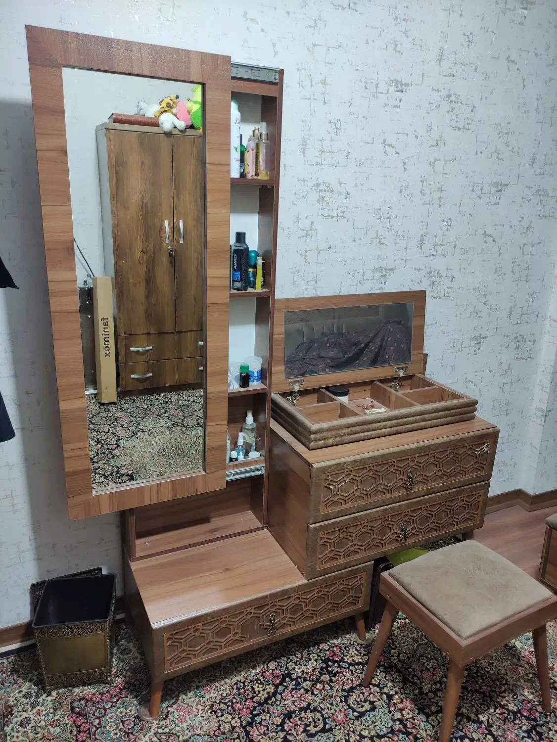 سرویس خواب چوب|تخت و سرویس خواب|کرمان, |دیوار