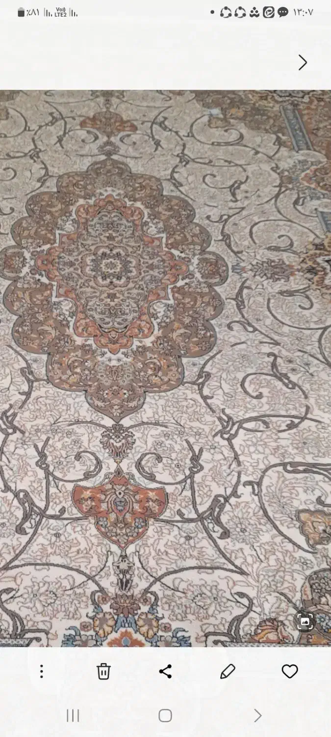 فرش ۱۲متری یک تخته|فرش|بیجار, |دیوار