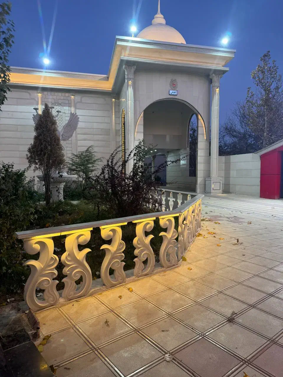 طراحی و اجراء باغ تالار با بتن اکسپوز سنگ صنعتی|مصالح و تجهیزات ساختمان|مشهد, چهاربرج|دیوار