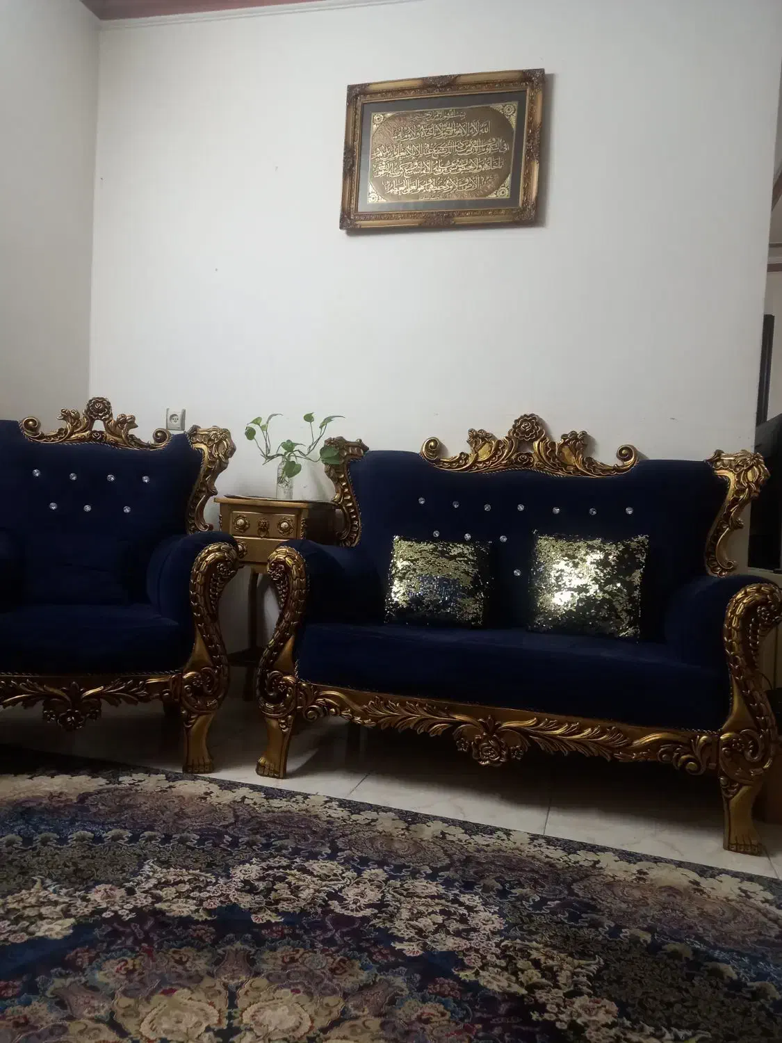مبل سلطنتی سالم|مبلمان خانگی و میز عسلی|گرگان, |دیوار