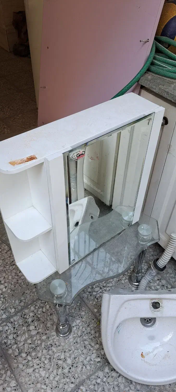 روشویی و آینه دستشویی|لوازم سرویس بهداشتی|شهریار, شهریار|دیوار