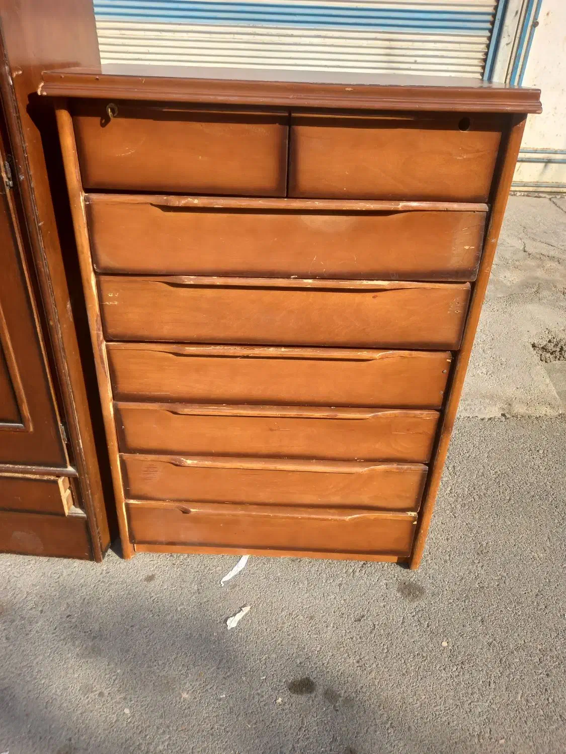 دراورچوبی|جاکفشی، کمد، دراور|معصومیه, |دیوار