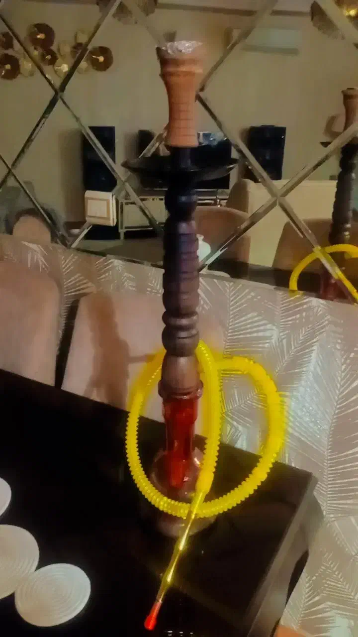 ست کامل قلیون چوب سختار پایه بلند|صنایع دستی و سایر لوازم تزئینی|ساری, |دیوار