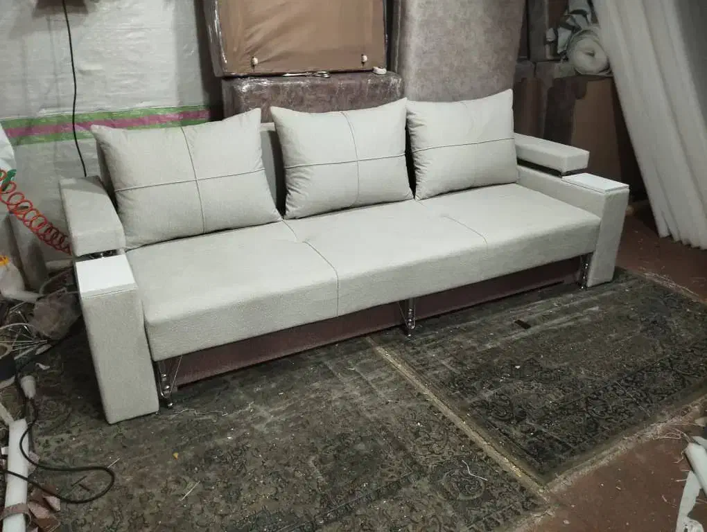 مبل ال تختخوابشو کاناپه تختشو تخت خواب شو دسته دار|مبلمان خانگی و میز عسلی|تبریز, |دیوار