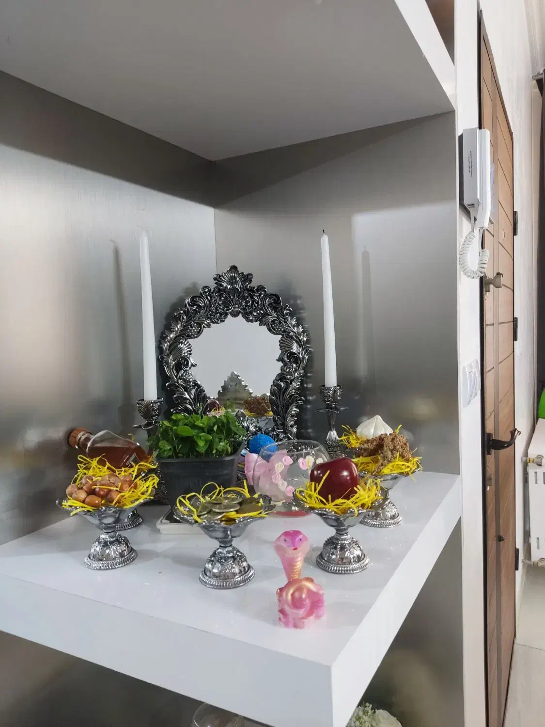 فروش سفره هفت سین بدون شمع و وسایل داخلش|صنایع دستی و سایر لوازم تزئینی|اقلید, |دیوار